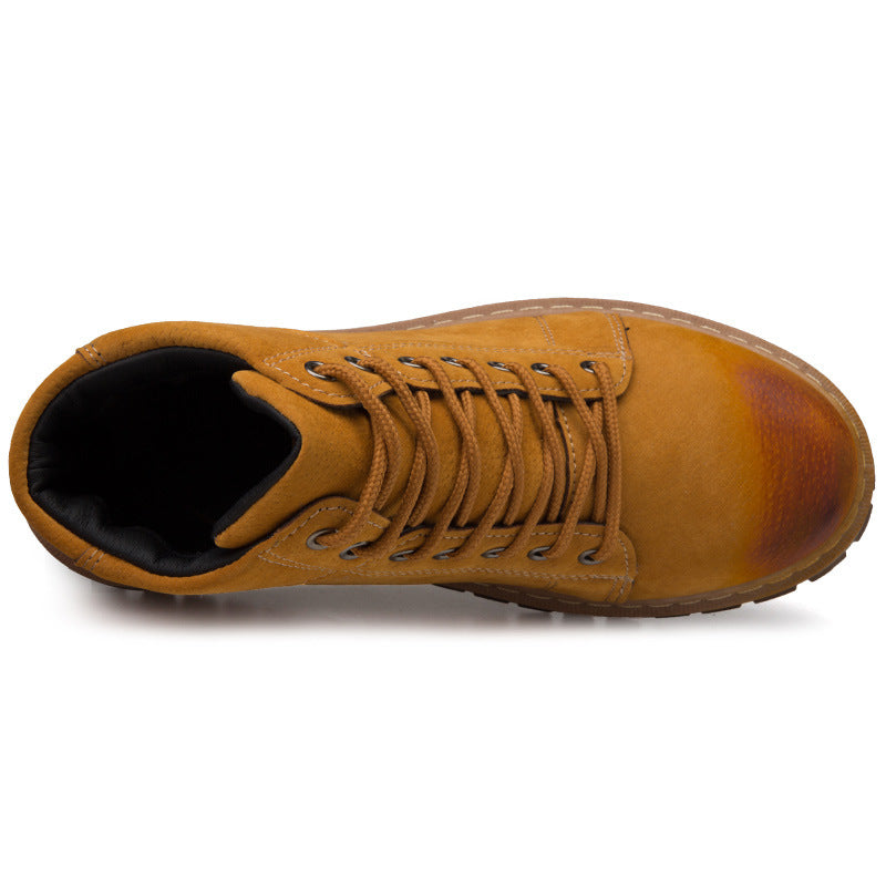 Mens Martin Work Boots - Cowhide Genuine Leather by Lakd London