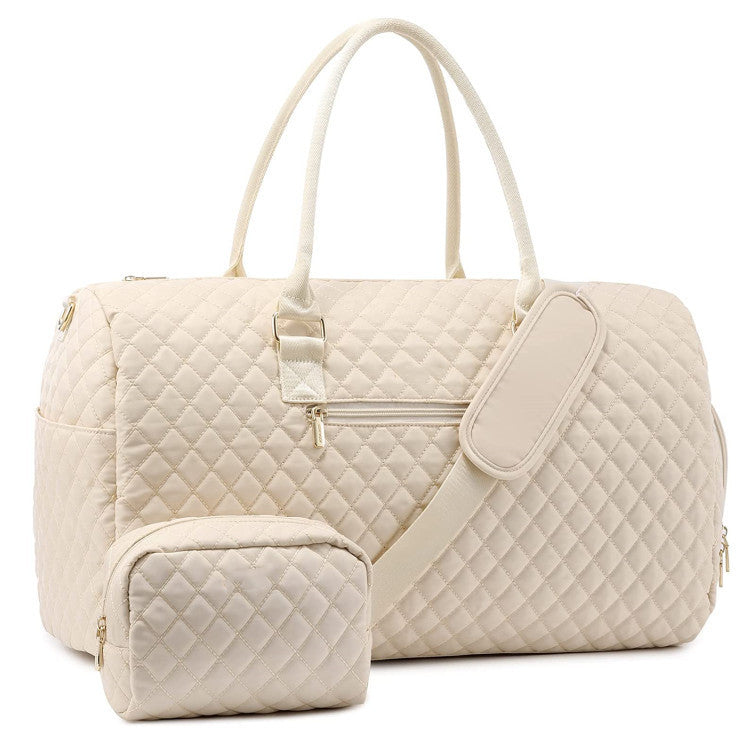 Women's Quilted Travel Baggage | Carousel Wash Bag - LAKD London