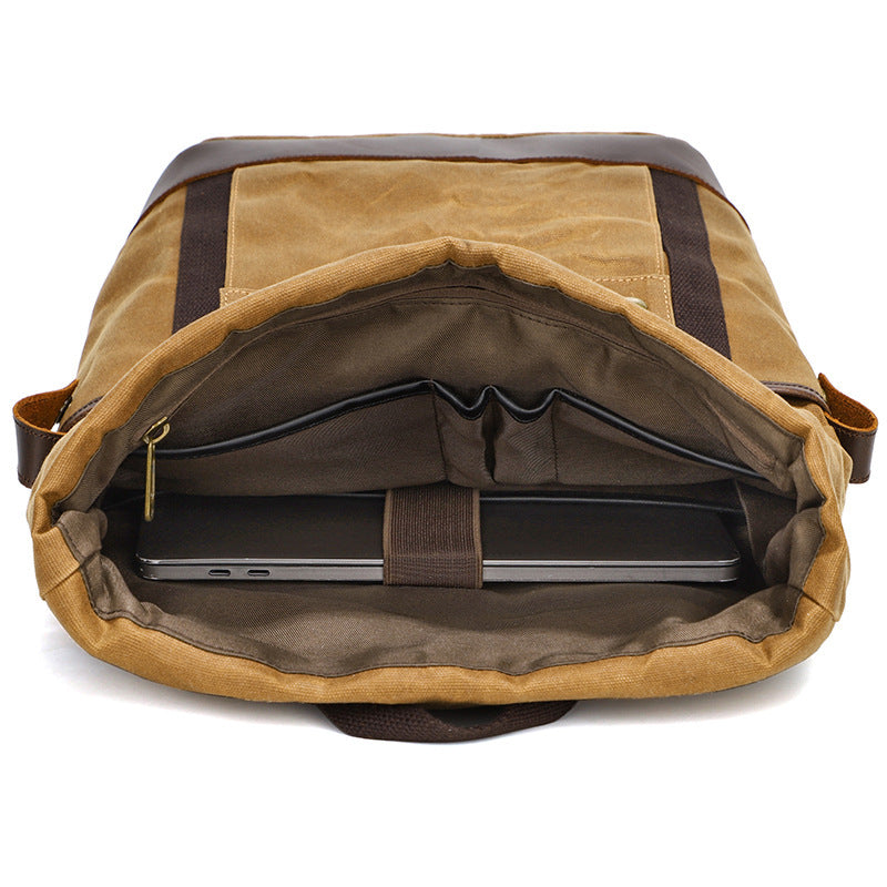 Mens Multifunctional Outdoor Waterproof Horse Leather Backpack by Lakd London