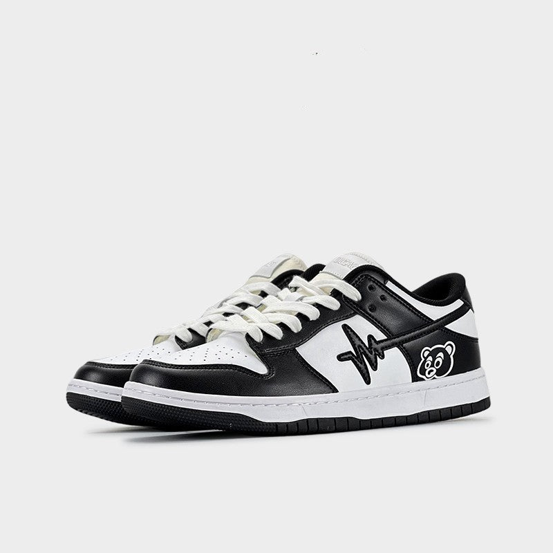Men's Breathable Low Top Casual Shoes | Thick Sole Breathable Sneakers