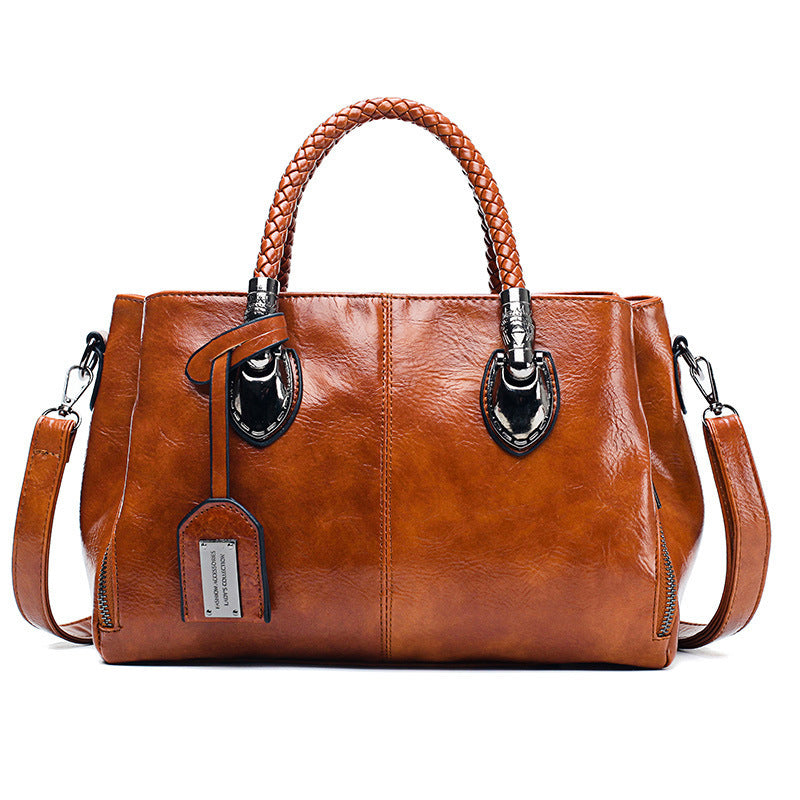 Womens Vintage Oil Wax leather Bag | Luxury handbags - Lakd London