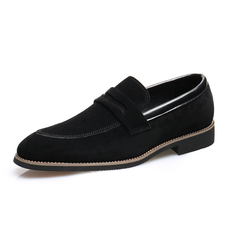Mens British Casual Suede Leather Loafers | Viscose Rubbel Sole
