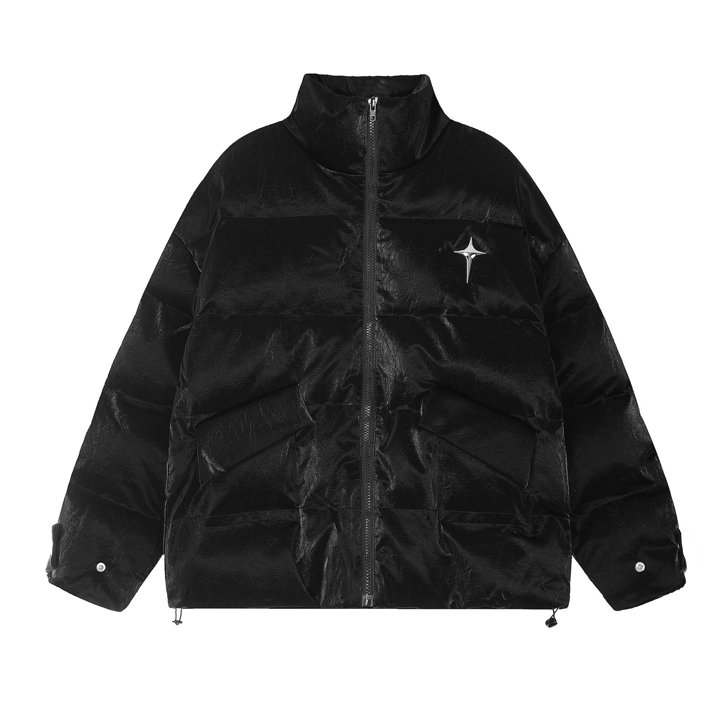 Women's Cotton-padded Stand-up Collar Thermal Thickened Puffer Jacket