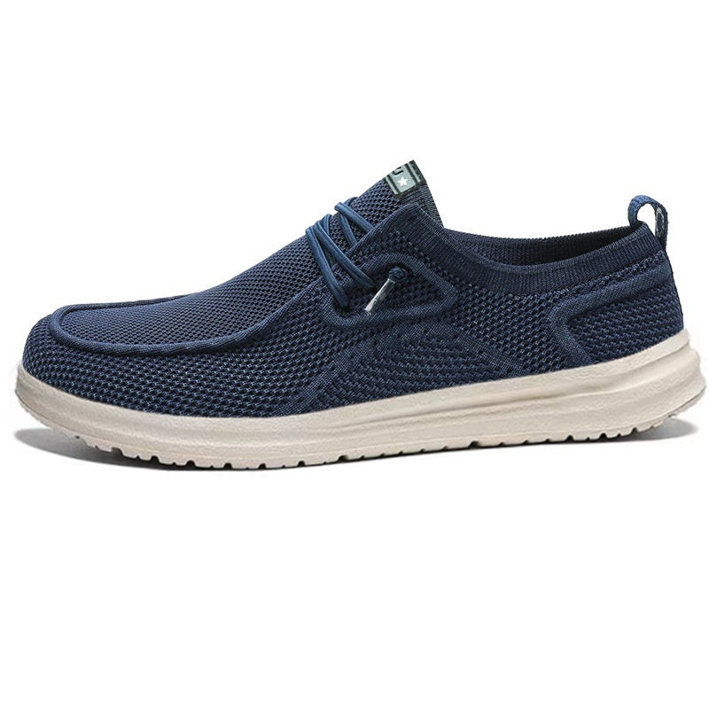 Men's Casual Canvas Shoes | Versatile Flat Mesh Sneakers - LAKD London