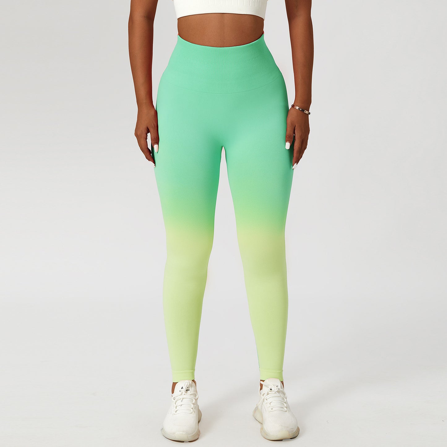 Gradient Fitness High Waist Sportswear Tight Outdoor Pants by Lakd London