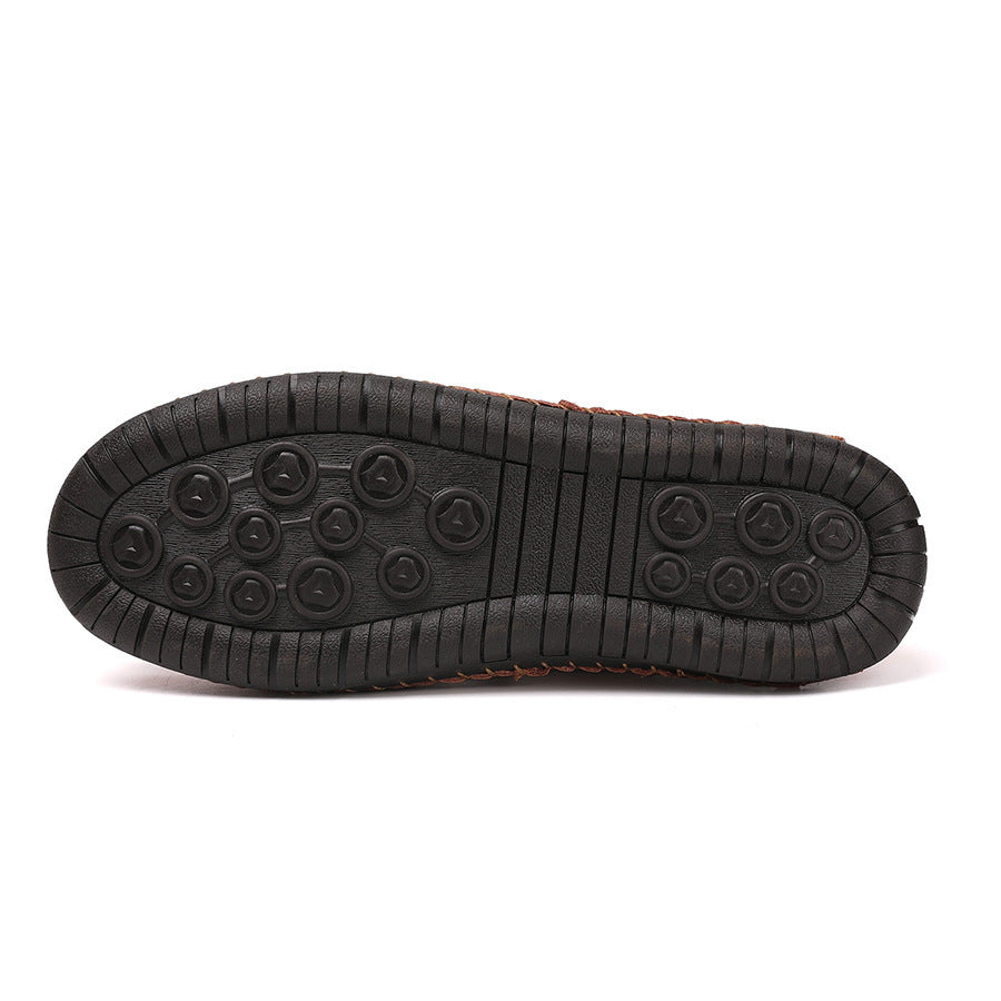 Men's Casual Loafers | Lightweight Non-slip Leather Shoes
