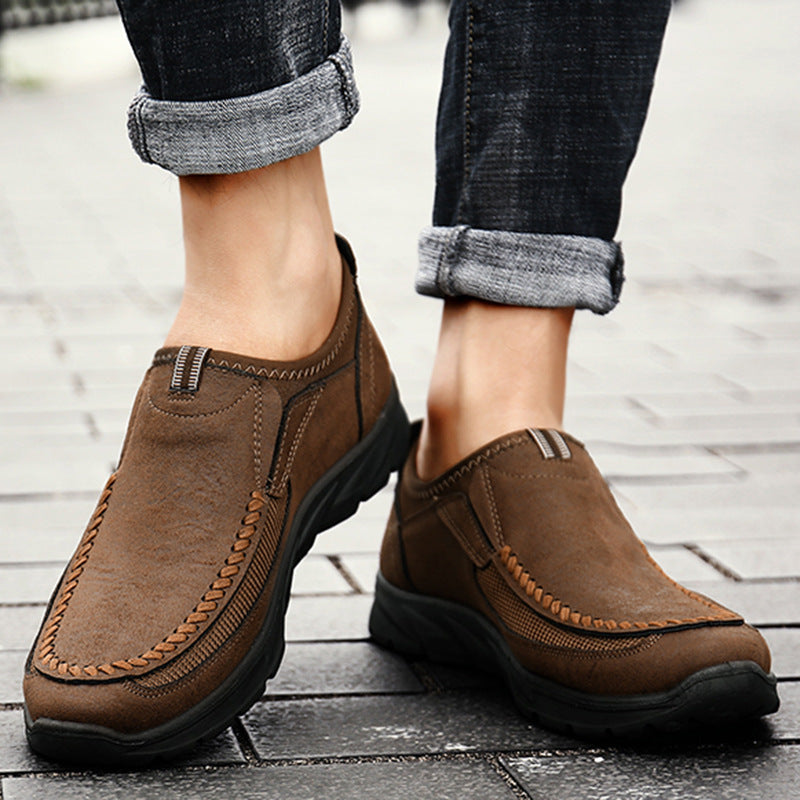 Men's casual shoes | Comfortable Rubber sole loafers