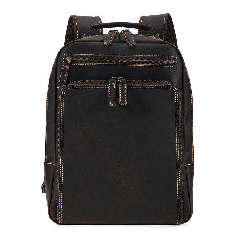 Men's Horse Leather Large Capacity Vintage Backpack by Lakd London