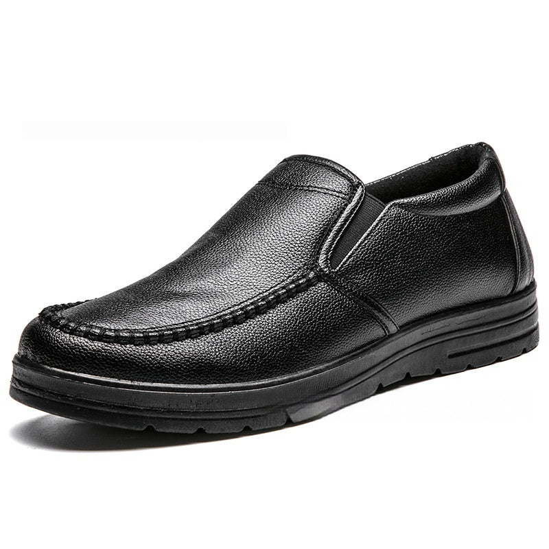Mens Stylish And Lightweight Business Casual Leather Shoes