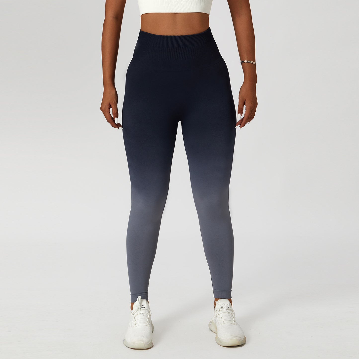 Gradient Fitness High Waist Sportswear Tight Outdoor Pants by Lakd London
