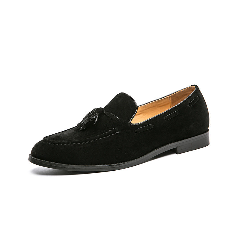 British Style Men's Tassel Loafers - Low top Leather Shoes