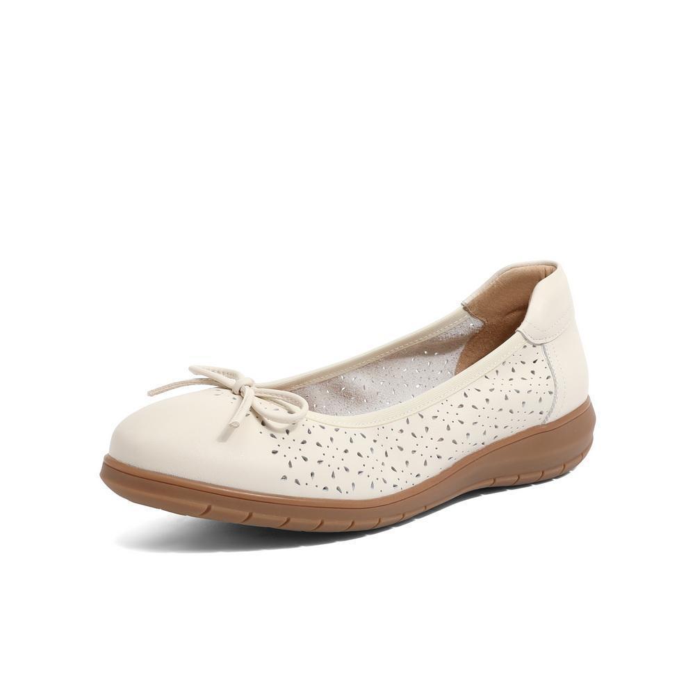 Womens Soft Bottom Breathable Pumps | Cowhide Leather Shoes