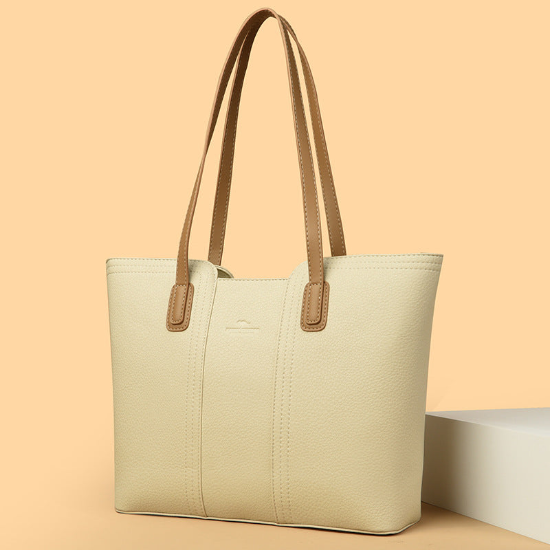 Women's One Shoulder Leather Handbag by Lakd London