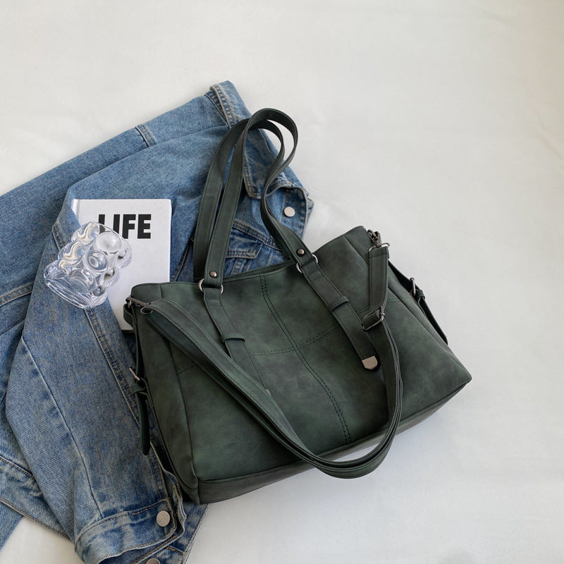 Women's Casual Velvet Large Capacity Totes by Lakd London