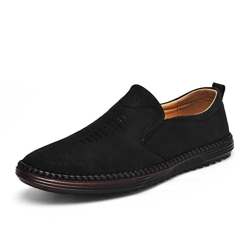 Men's Outdoor Casual Flat Slip-on | Suede Leather Shoes - LAKD London