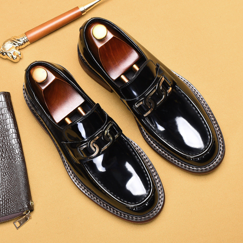 Mens Business Casual Loafers | Horsebit Buckle British Style - LAKD London