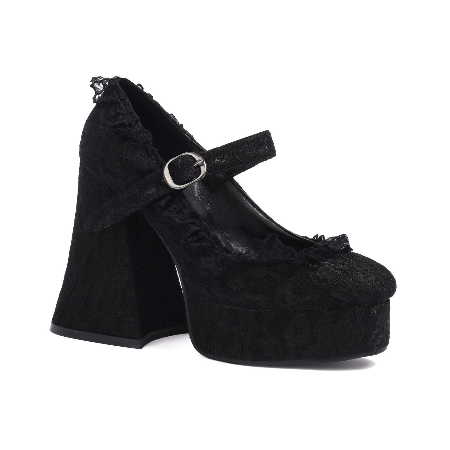 Women's Buckle Platform High Heels | Evening Shoes