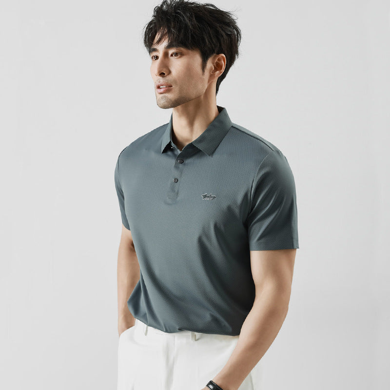 Men's Light Luxury Polo Shirt | Summer Polo T-shirt