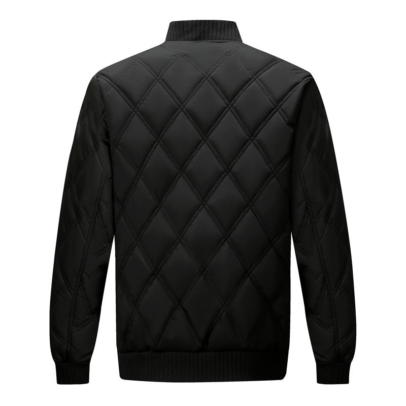 Men's Padded Fleece Lined Coat | Woolen Fur Jacket - LAKD London