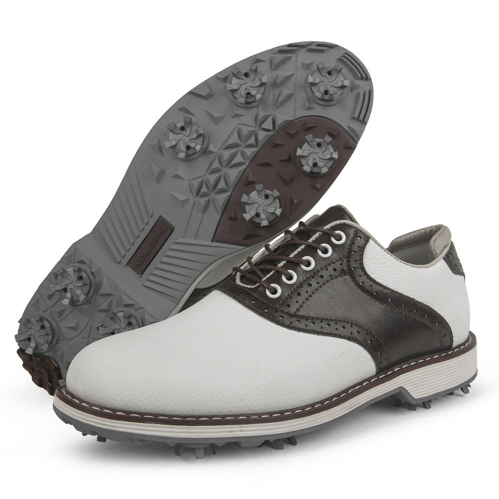 Mens Bullock Oversized Golf Shoes | Flat Rubber Sole - LAKD London