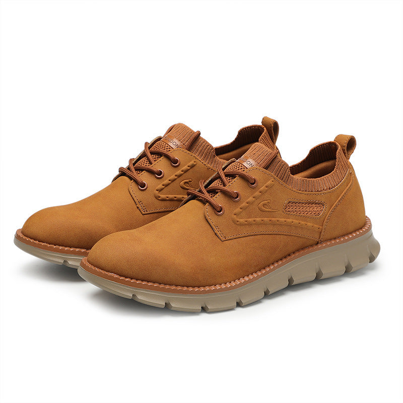 Mens Breathable Suede Leather Shoes | Rubber Sole Sneakers - LAKD London