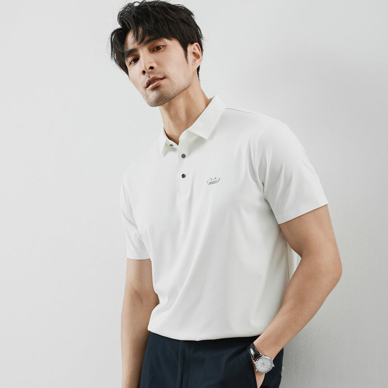 Men's Light Luxury Polo Shirt | Summer Polo T-shirt