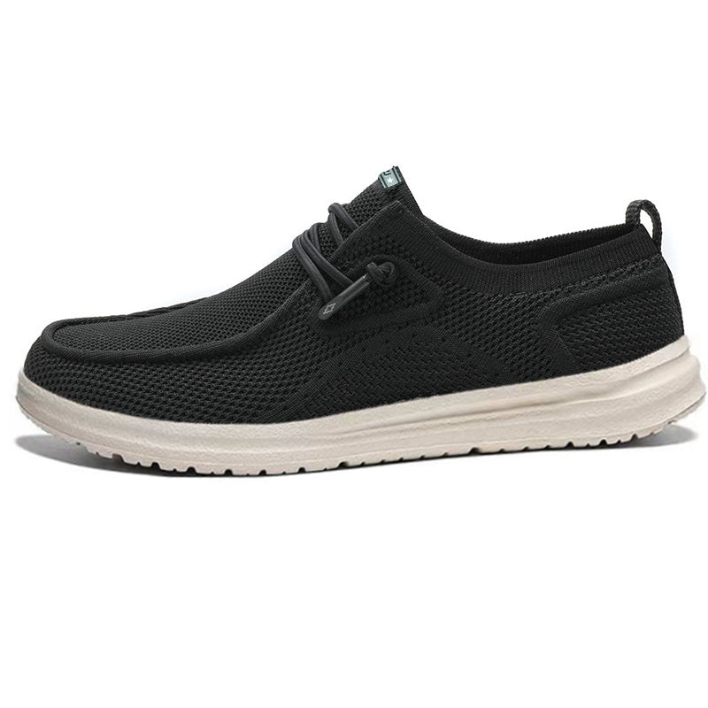 Men's Casual Canvas Shoes | Versatile Flat Mesh Sneakers - LAKD London