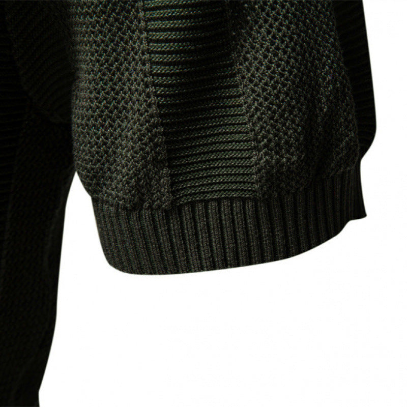 Men's Summer Textured Polo Shirt | Striped Hollow Short Sleeve