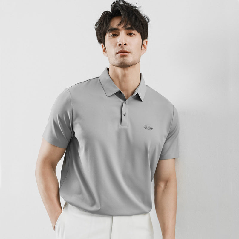 Men's Light Luxury Polo Shirt | Summer Polo T-shirt