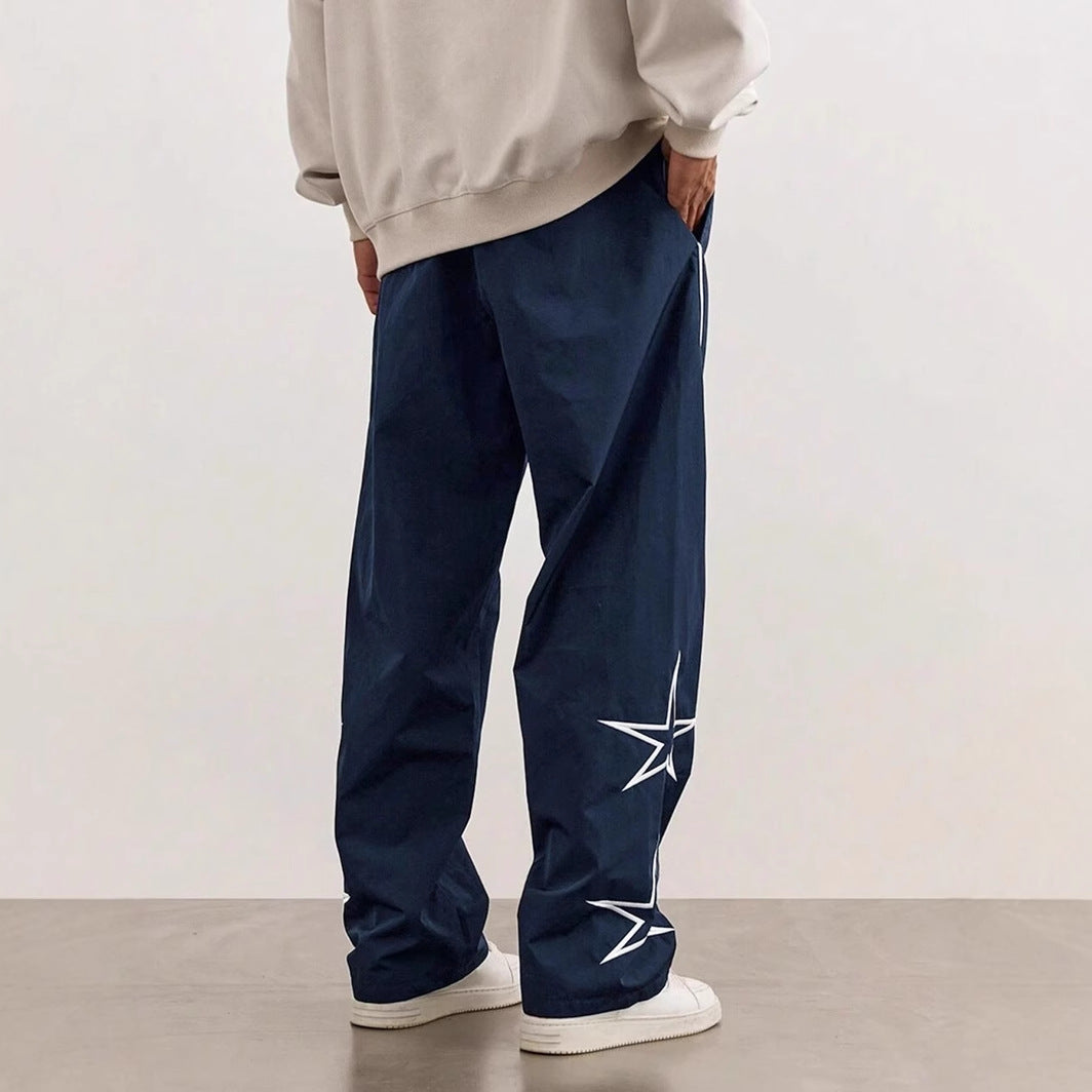 Embroidered Street Retro Trousers by Lakd London