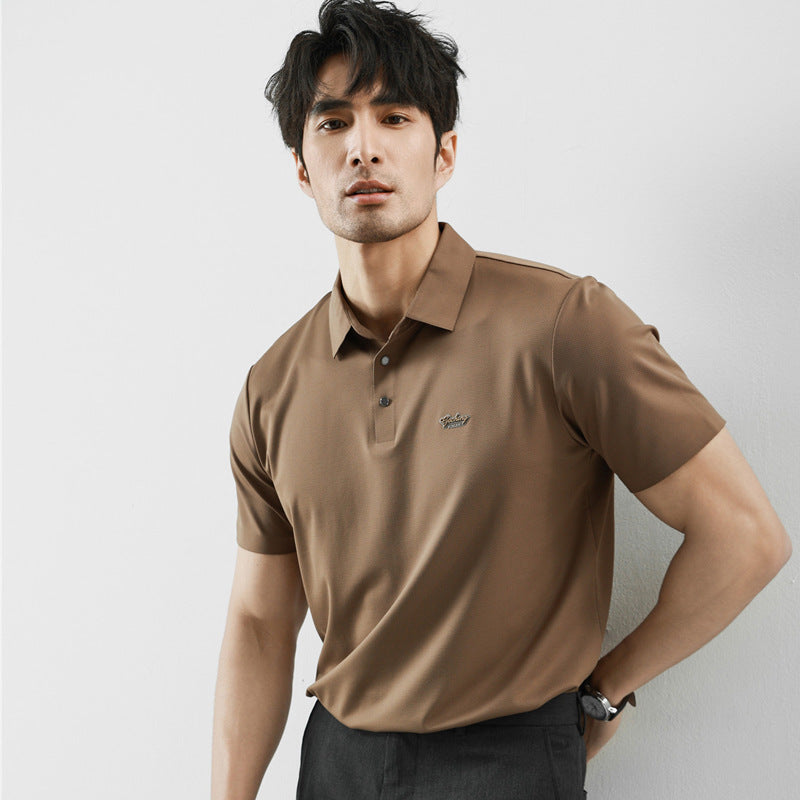 Men's Light Luxury Polo Shirt | Summer Polo T-shirt