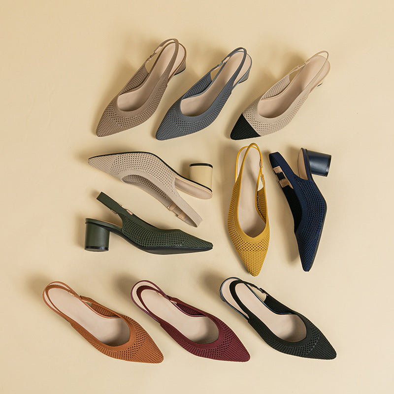 Womens Summer Hollow-out Knitted Sandals| Comfortable & Lightweight