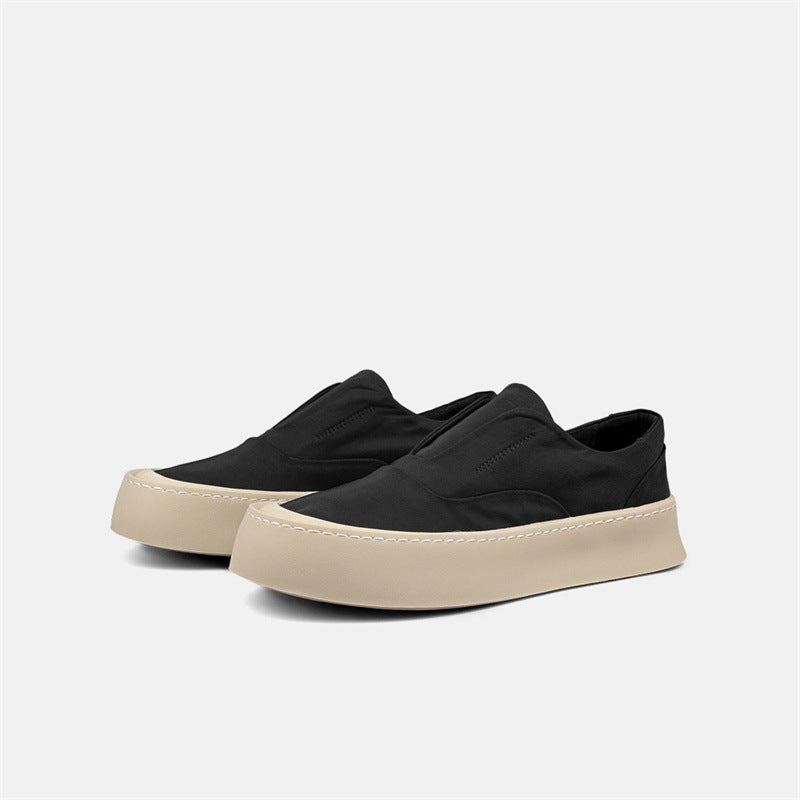 Men's Casual Solid Canvas Shoes by Lakd Lonon