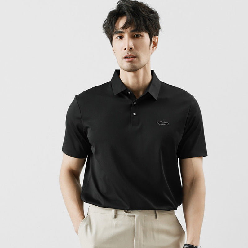 Men's Light Luxury Polo Shirt | Summer Polo T-shirt