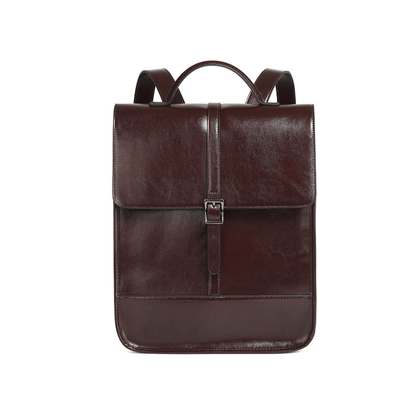British Style Waterproof Leather Travel Backpack by Lakd London