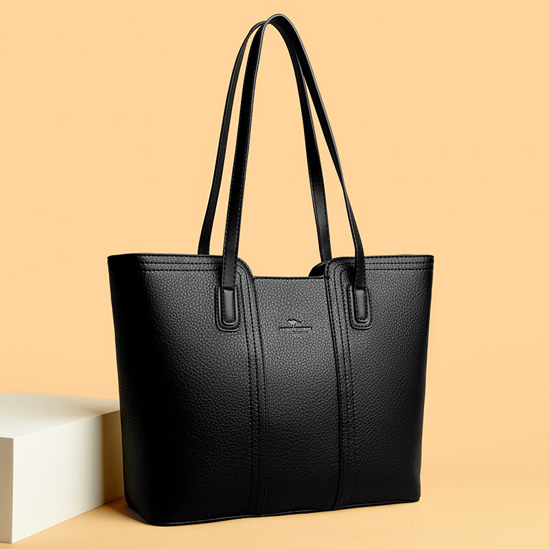 Women's One Shoulder Leather Handbag by Lakd London