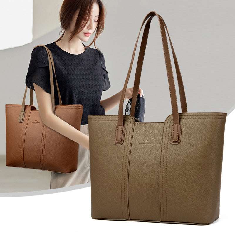 Women's One Shoulder Leather Handbag by Lakd London