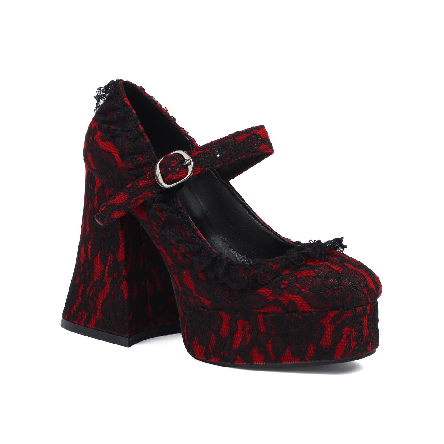 Women's Buckle Platform High Heels | Evening Shoes