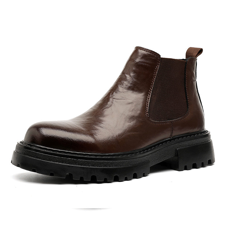 Mens Low-top Martin Boots | British Leather Chelsea Shoes - LAKD London