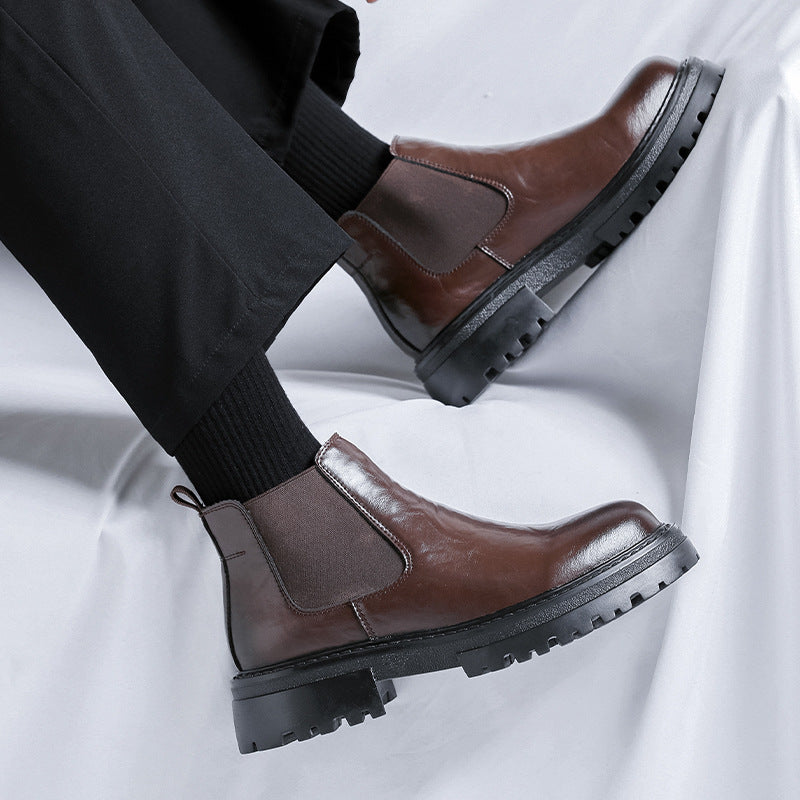Mens Low-top Martin Boots | British Leather Chelsea Shoes - LAKD London
