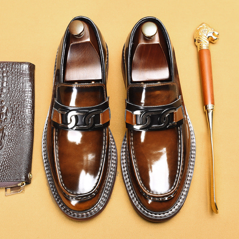 Mens Business Casual Loafers | Horsebit Buckle British Style - LAKD London