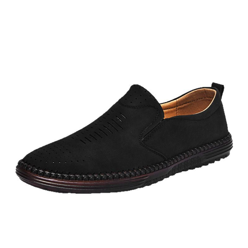 Men's Outdoor Casual Flat Slip-on | Suede Leather Shoes - LAKD London