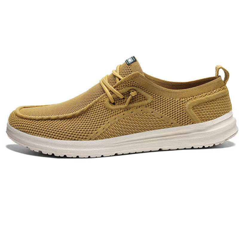 Men's Casual Canvas Shoes | Versatile Flat Mesh Sneakers - LAKD London
