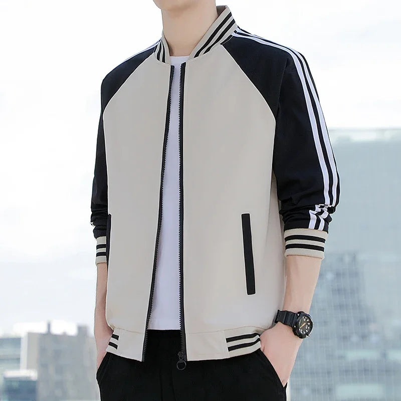 Mens Versatile casual Windproof Jacket - Waterproof simple and trendy