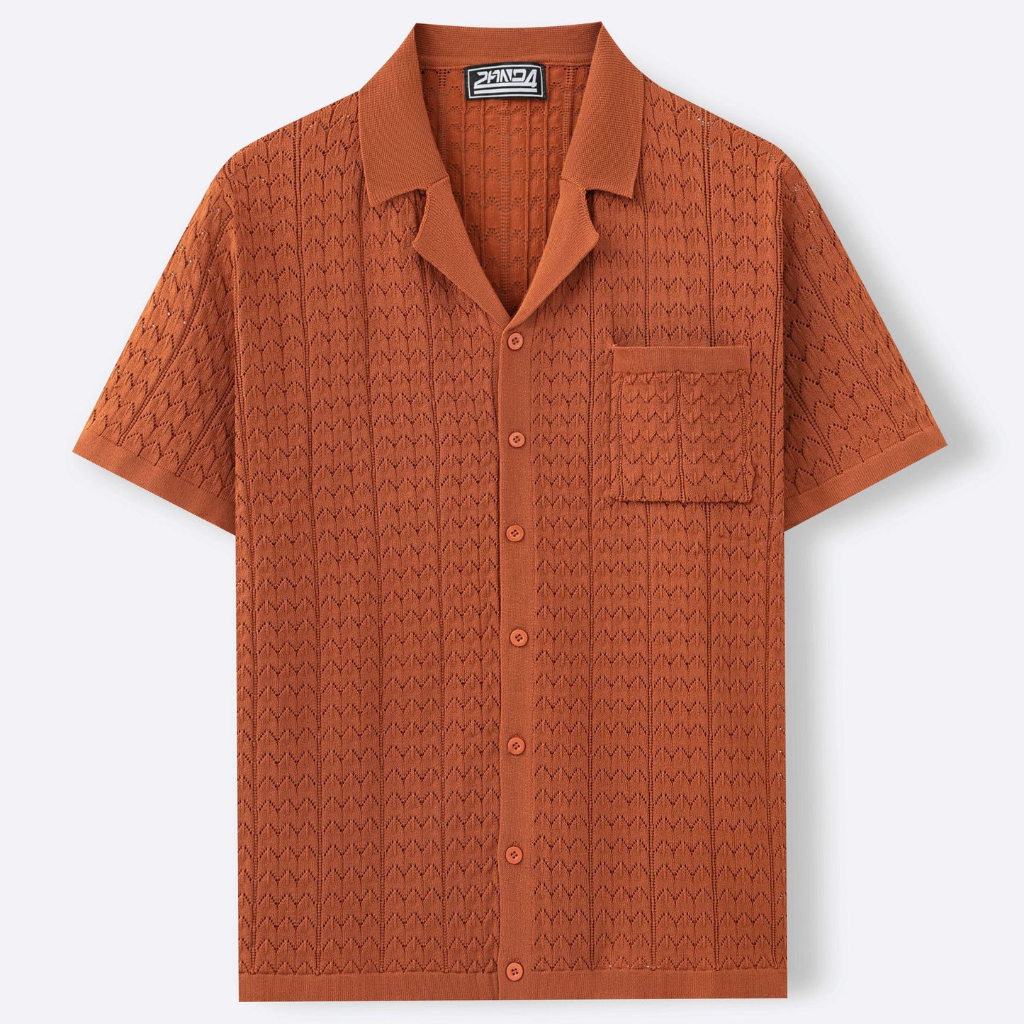 Mens Summer Half sleeve Shirt | Short Sleeve Cuban Collar Knitted Polo Shirt