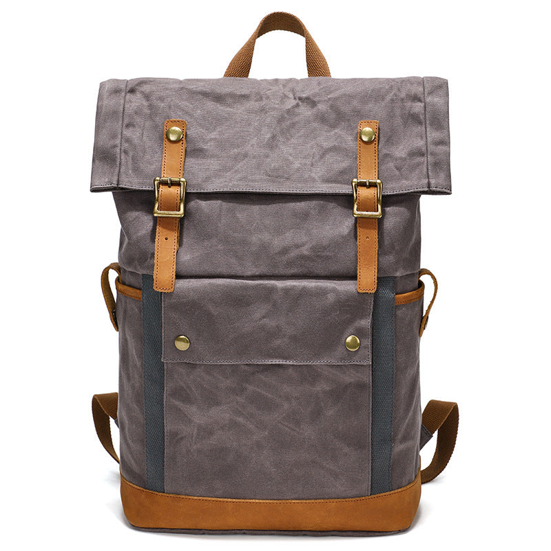 Mens Multifunctional Outdoor Waterproof Horse Leather Backpack by Lakd London