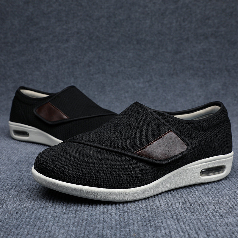 Womens Comfortable Summer Shoes | Fertilizer And Widening Leisure Elderly Slip on Shoes