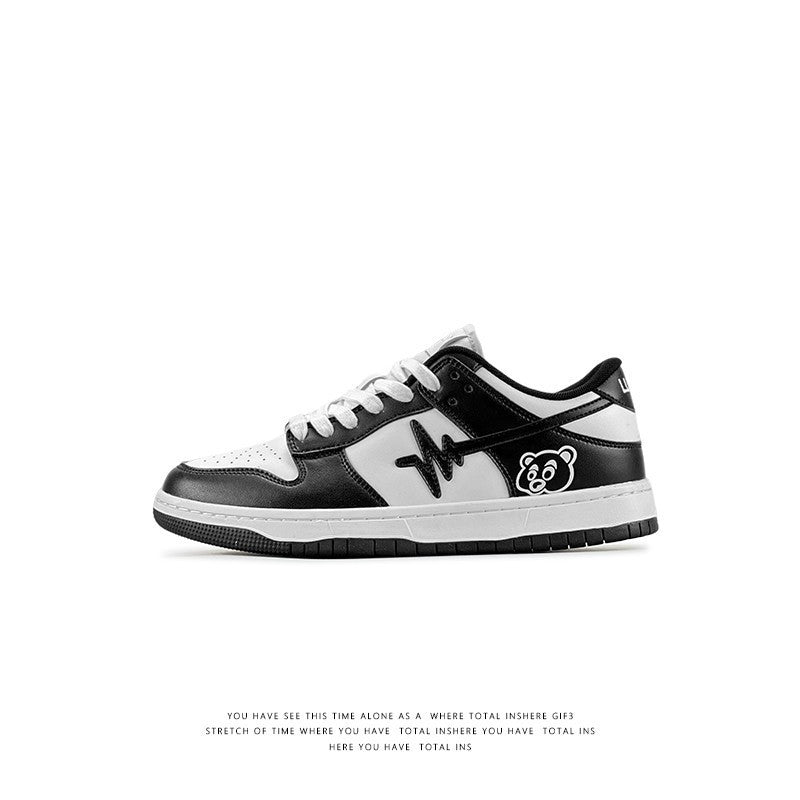Men's Breathable Low Top Casual Shoes | Thick Sole Breathable Sneakers