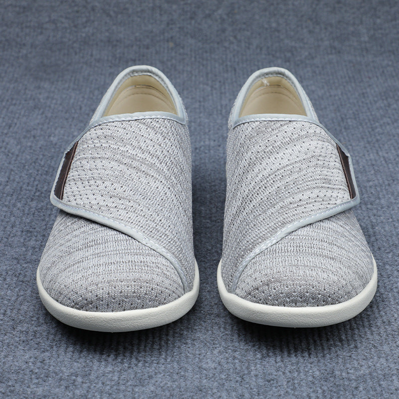 Womens Comfortable Summer Shoes | Fertilizer And Widening Leisure Elderly Slip on Shoes