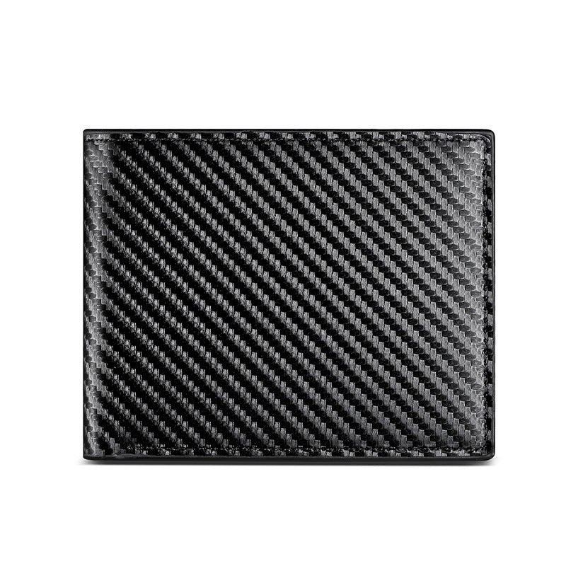 Men's Three-fold Carbon Fiber Wallet by Lakd London